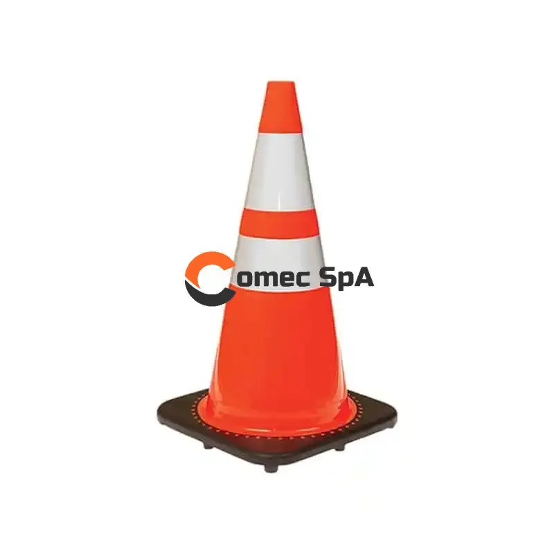 Cono Trafico y Seguridad 90 Cm 2 Cintas Cono Trafico y Seguridad 90 Cm 2 Cintas