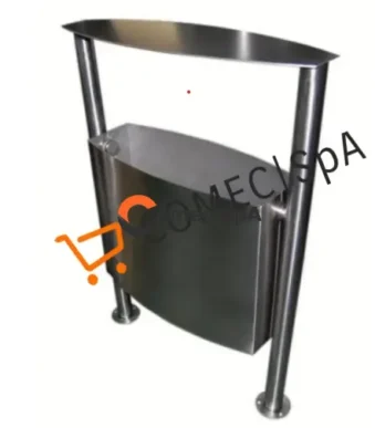 basurero acero inoxidable