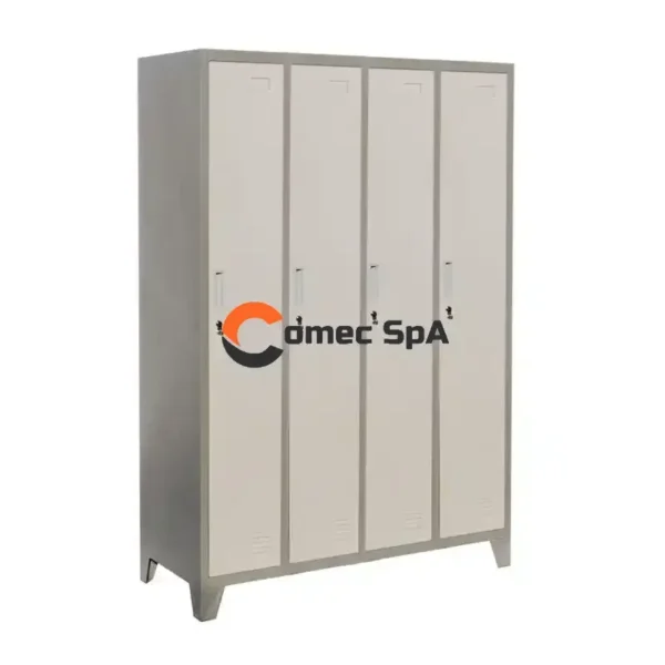 LOCKER CASILLEROS METALICOS 4 PUERTAS