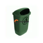 Basurero plastico 50 litros para pedestal o muro importado
