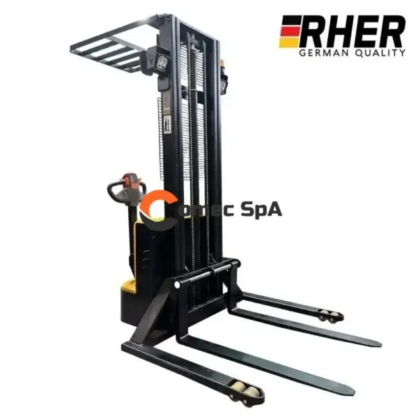 Apilador Full Eléctrico Rher (Alemana) 1500 kg / 3.5 metros – Base Ancha