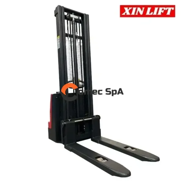 Apilador Full Eléctrico XIN LIFT 2000 kg / 3.5 metros – Base Angosta