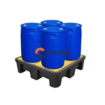 Pallet Antiderrame para 4 Tambores – Modelo PAD-500 de Polietileno LLDPE