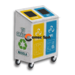 Basureros de reciclaje punto limpio
