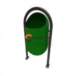 basurero metal ovalado 50 litros