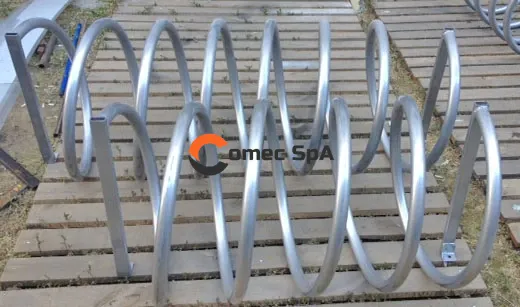 bicicletero espiral reforzado