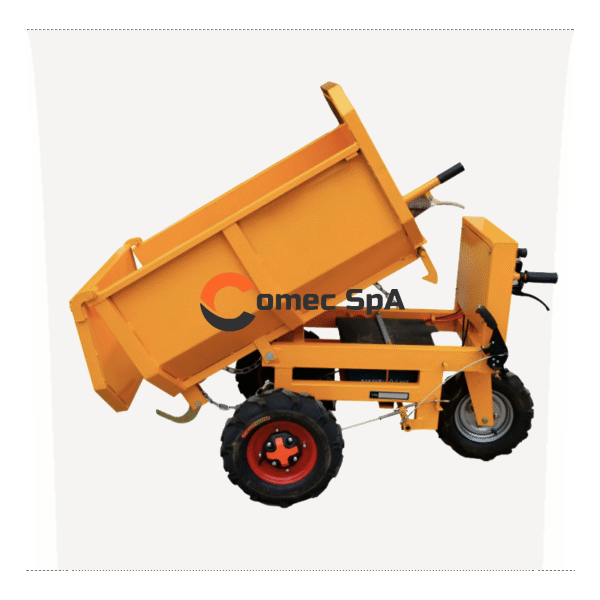 Mini Dumper Eléctrico 600kg, carretilla minera motorizada con motor de 1000W.