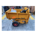 Ruedas frontales 4.00-8 del Mini Dumper eléctrico para mayor tracción en obras y minería.
