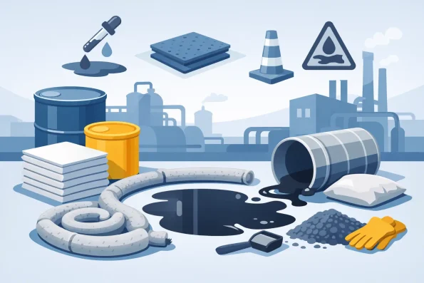 Absorbentes para derrames industriales