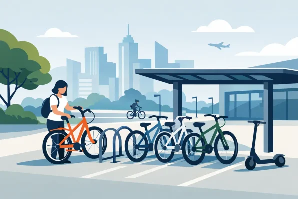 Cómo implementar estacionamientos para bicicletas