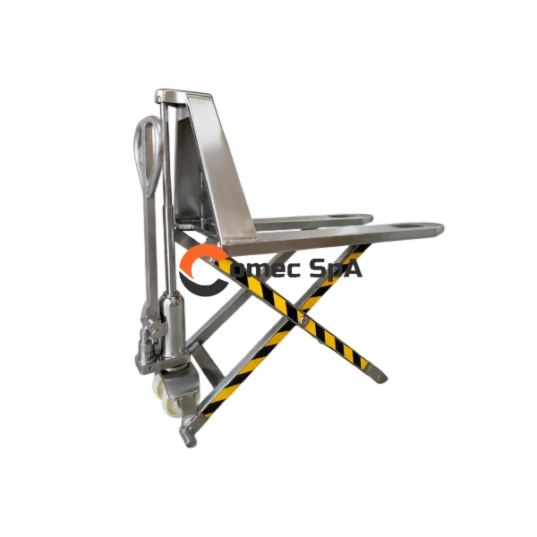 TRANSPALETA TIJERA ACERO INOXIDABLE