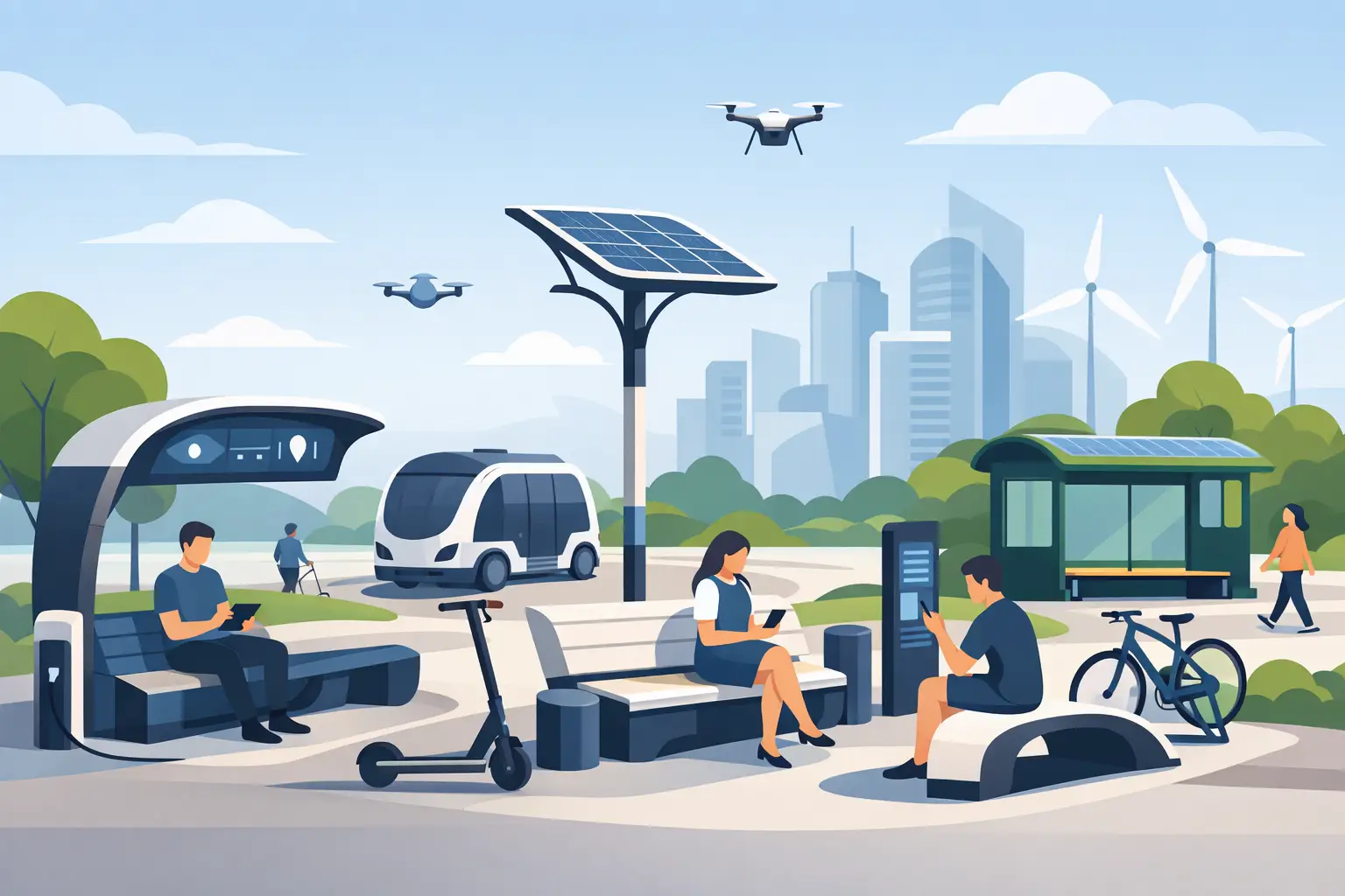 Futuro del mobiliario urbano: qué cambia