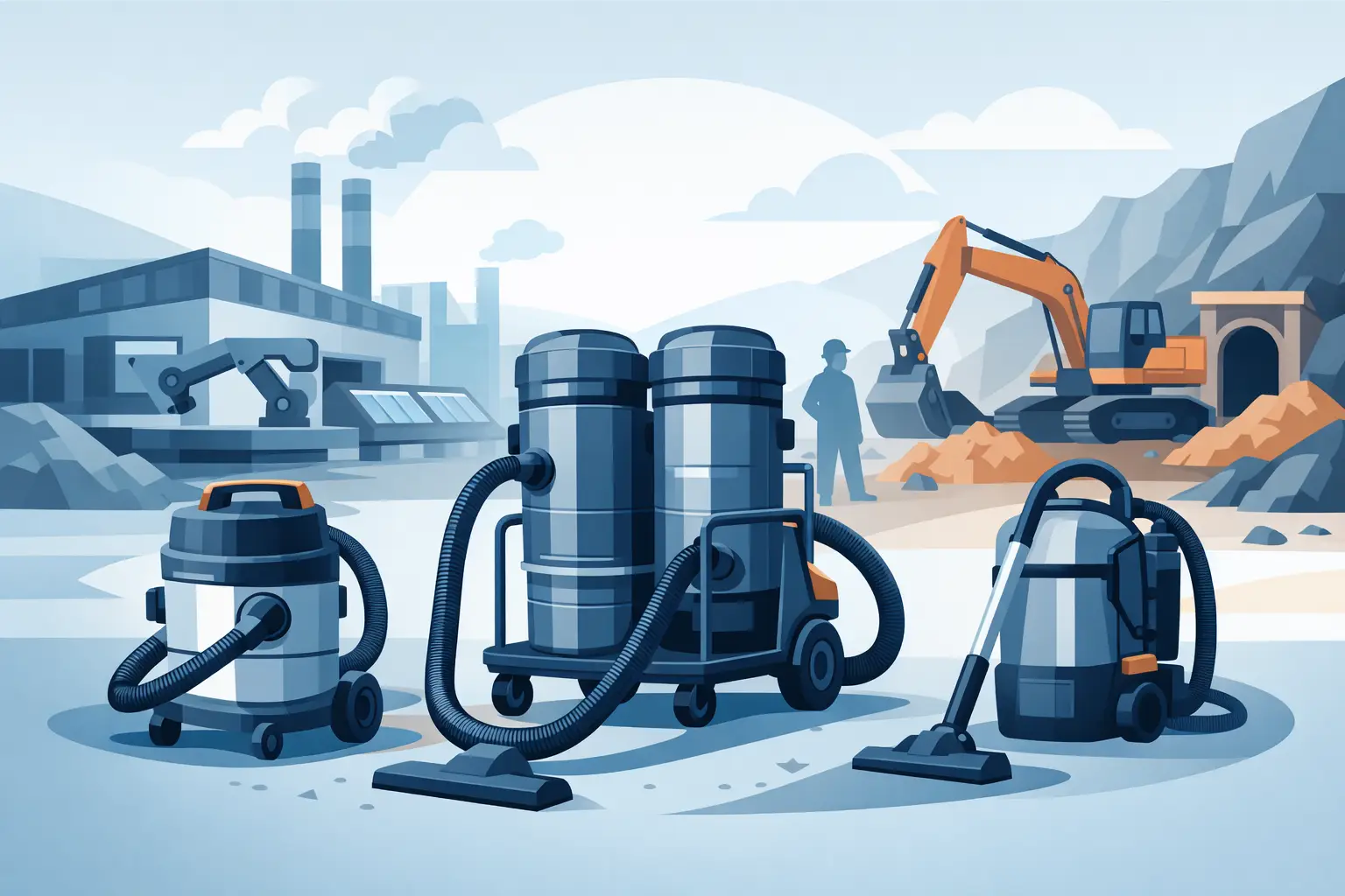 Guía de aspiradoras para industria y faenas