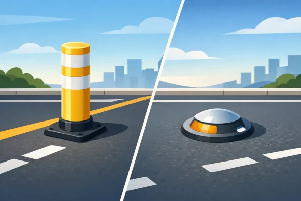 Separador vial vs tacha: cuál conviene más